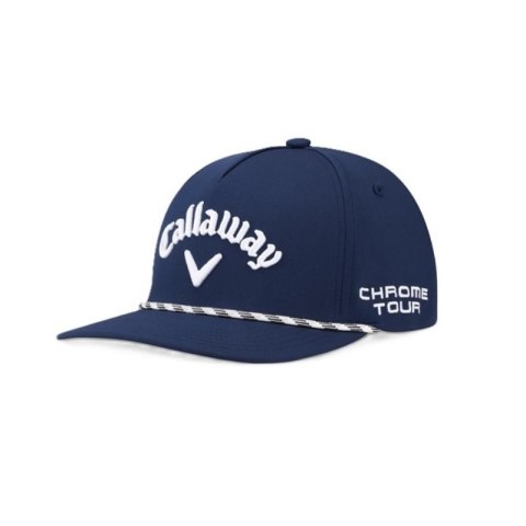 Callaway, Czapka golfowa Tour Authentic Performance Rope, model 25, granatowa, Elyte-Chrome Tour Callaway, Czapka golfowa Tour Authentic Performance Rope, model 25, granatowa, Elyte-Chrome Tour