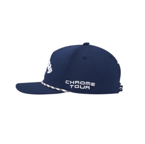 Callaway, Czapka golfowa Tour Authentic Performance Rope, model 25, granatowa, Elyte-Chrome Tour Callaway, Czapka golfowa Tour Authentic Performance Rope, model 25, granatowa, Elyte-Chrome Tour