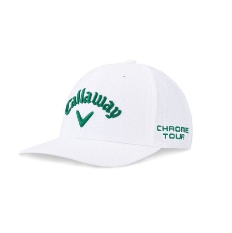 Callaway, Czapka golfowa Tour Performance Pro, (biało-zielona, logo Chrome Tour, Elyte) Callaway, Czapka golfowa Tour Performance Pro, (biało-zielona, logo Chrome Tour, Elyte)