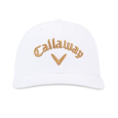 Callaway, Czapka golfowa Tour Performance Pro, (biało-złota, logo Chrome Tour, Elyte) Callaway, Czapka golfowa Tour Performance Pro, (biało-złota, logo Chrome Tour, Elyte)