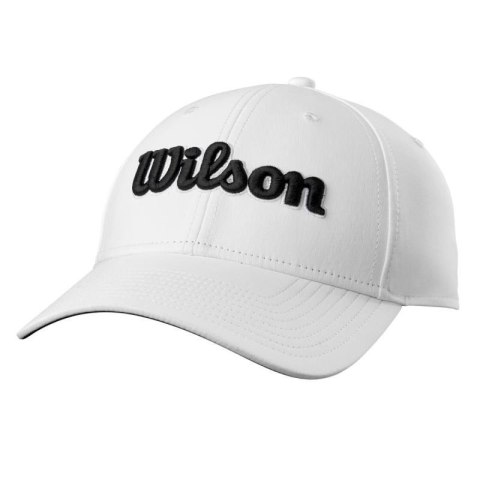 Wilson, czapka golfowa Pro Tour No Logo, kolor biały
