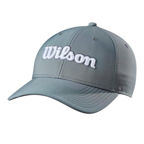 Wilson, czapka golfowa Pro Tour No Logo, kolor szary