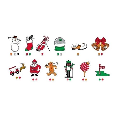 Callaway, kalendarz adwentowy, piłki golfowe Supersoft - zestaw na 12 dni