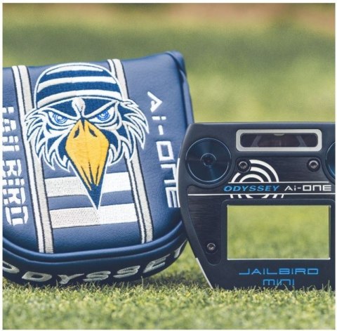 Odyssey, Kij golfowy putter Ai-ONE Jailbird Mini DB, grip pistol, dług. 34 cale Odyssey, Kij golfowy putter Ai-ONE Jailbird Mini DB, grip pistol, dług. 34 cale