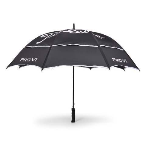 TITLEIST, Parasol golfowy Tour Double Canopy 68 cali (czarno-biały) TITLEIST, Parasol golfowy Tour Double Canopy 68 cali (czarno-biały)