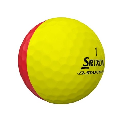 SRIXON, Piłki golfowe Q-STAR TOUR DIVIDE2 (żółto-czerwone, 12 szt)