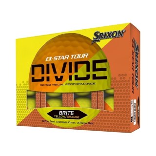 SRIXON, Piłki golfowe Q-STAR TOUR DIVIDE2 (żółto-pomarańczowe, 12 szt)