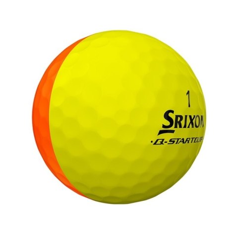 SRIXON, Piłki golfowe Q-STAR TOUR DIVIDE2 (żółto-pomarańczowe, 12 szt)