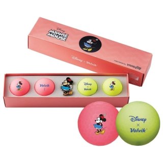 Volvik, piłki golfowe - Zestaw Prezentowy Disney, Minnie Mouse Pack