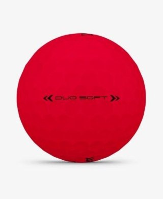 Wilson, piłki golfowe Duo Soft, model 2025, kolor czerwony mat, 3 szt.