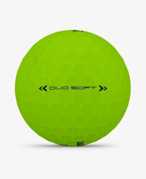 Wilson, piłki golfowe Duo Soft, model 2025, kolor zielony mat, 3 szt.