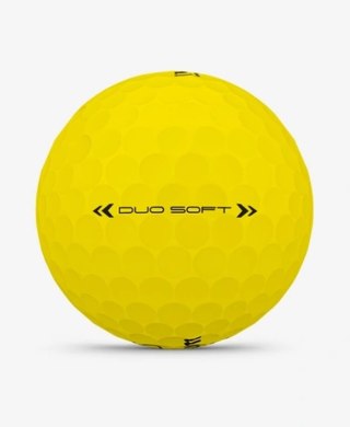 Wilson, piłki golfowe Duo Soft, model 2025, kolor zółty mat, 3 szt.