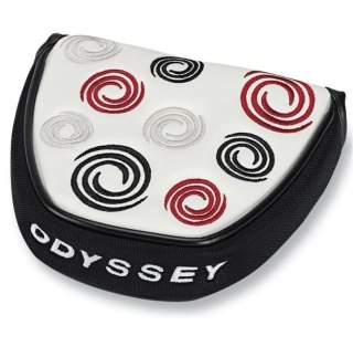 Odyssey, pokrowiec, headcover na puttera Malet Swirl, biały