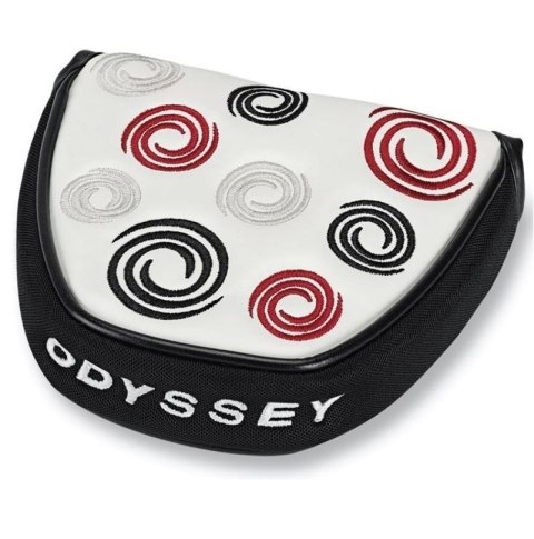 Odyssey, pokrowiec, headcover na puttera Malet Swirl, biały