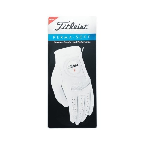TITLEIST, Rękawica golfowa Perma Soft skóra cabretta (LLH, biała M) TITLEIST, Rękawica golfowa Perma Soft skóra cabretta (LLH, biała M)