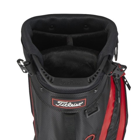 Titleist, Players 4 torba golfowa standbag, czarno-czerwona