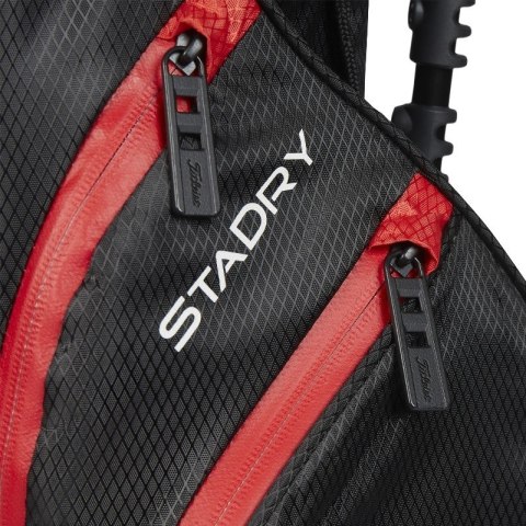 Titleist, Players 4 torba golfowa standbag, czarno-czerwona