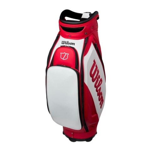 Wilson, Torba golfowa Bag, model 2025, czerwono-biała