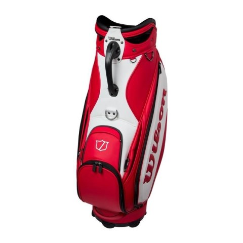 Wilson, Torba golfowa Bag, model 2025, czerwono-biała