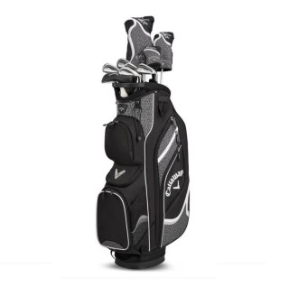 CALLAWAY, Zestaw kijów do golfa Solaire dla kobiet, 10 kijów z torbą, grafit set, Black