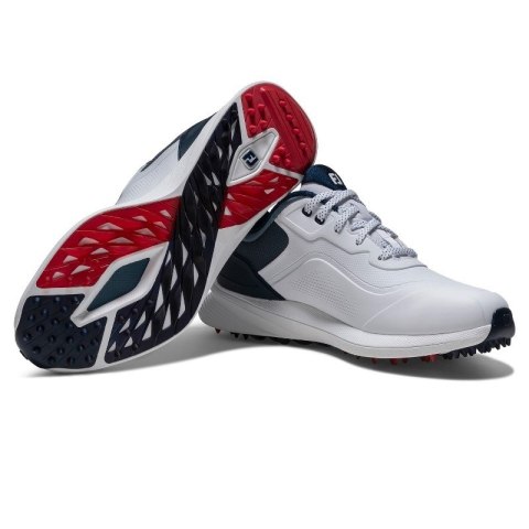FootJoy, buty do gry w golfa, FJ PRO SL 26 (męskie, biało-niebiesko-czerwone), rozmiar 44