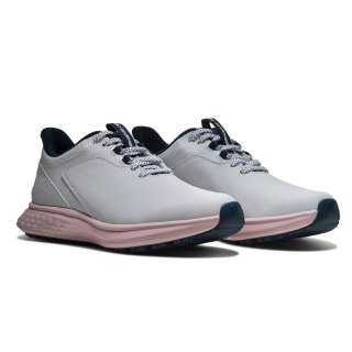 FootJoy, buty do gry w golfa FJ PULSE damskie, (biało-granatowo-różowe), rozmiar 23,5