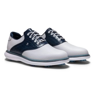 FootJoy, buty do gry w golfa, FJ TRADITIONS 26 (męskie, biało-niebieskie), rozmiar 42