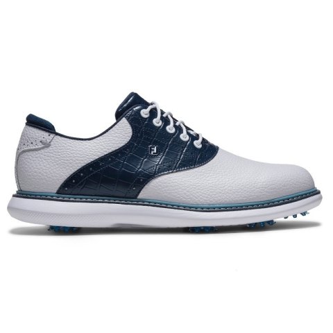 FootJoy, buty do gry w golfa, FJ TRADITIONS 26 (męskie, biało-niebieskie), rozmiar 42