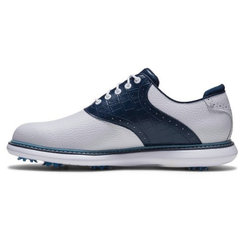 FootJoy, buty do gry w golfa, FJ TRADITIONS 26 (męskie, biało-niebieskie), rozmiar 44