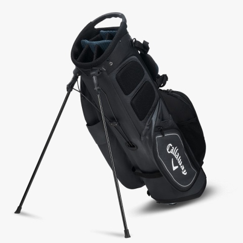 Callaway XR-24 zestaw kijów do golfa z torbą standbag (13 elementów) czarno-srebrny, szafty stalowe REG