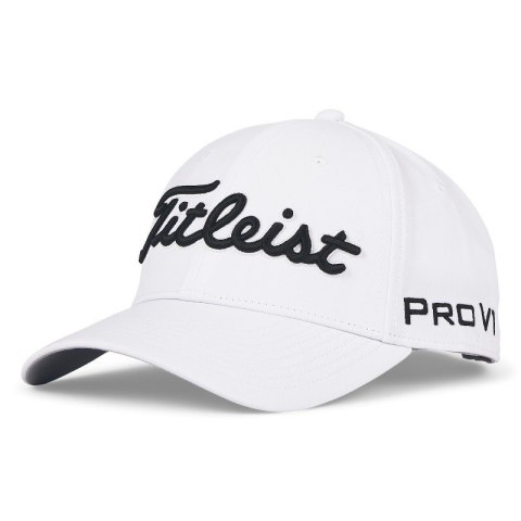 Titleist, czapka golfowa Tour Perfomance (biało-czarna), męska