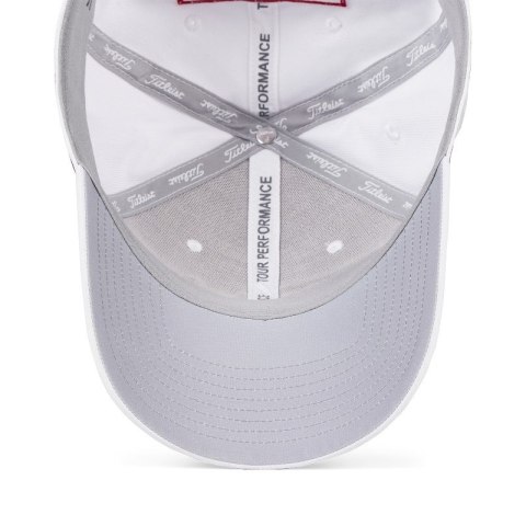 Titleist, czapka golfowa Tour Perfomance (biało-czarna), męska