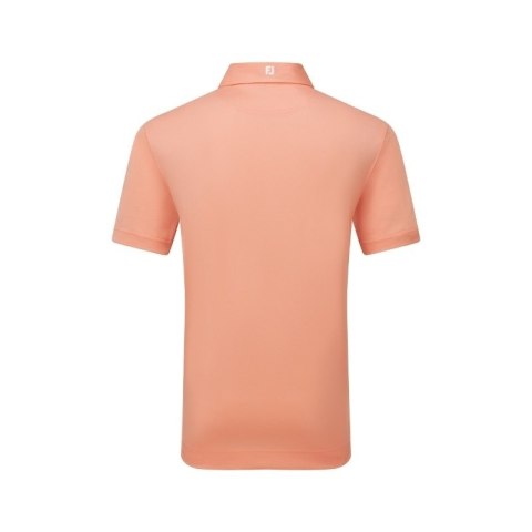FootJoy, koszulka golfowa polo Stretch Pique Solid Athletic Fit, (męska, łososiowa, rozm. XL)