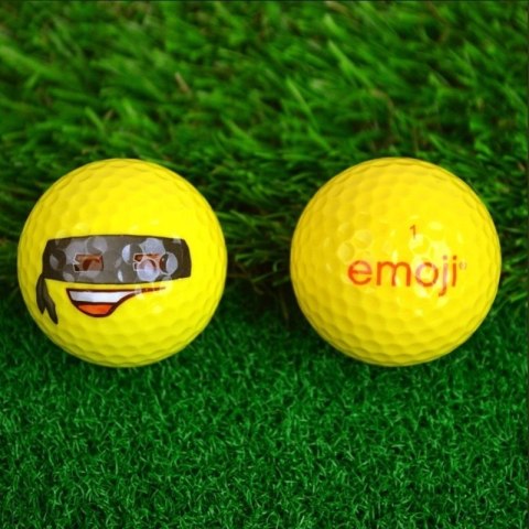 EMOJI, śmieszne piłki golfowe (6 sztuk)