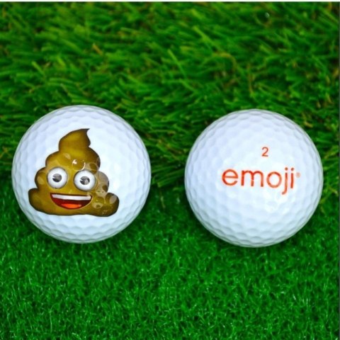 EMOJI, śmieszne piłki golfowe (6 sztuk)