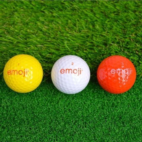 EMOJI, śmieszne piłki golfowe (6 sztuk)