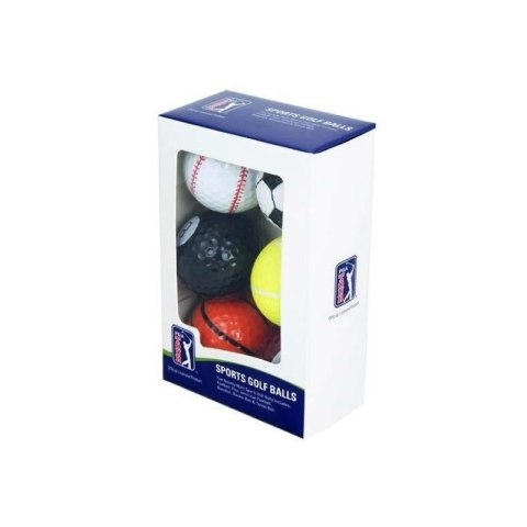 PGA TOUR, piłki golfowe - różne sporty (zest. 6 piłek)