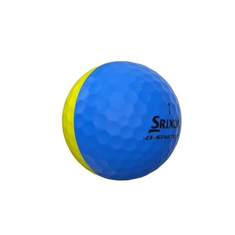 Srixon piłki golfowe Q-STAR Tour Divide2, kolor żółto-niebieski, 12 szt