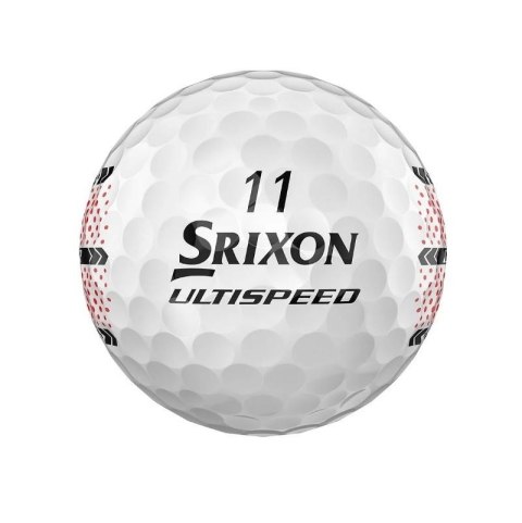 Srixon, piłki golfowe Q-STAR ULTISPEED Trackline (białe z liniami do puttowania, 12 szt)