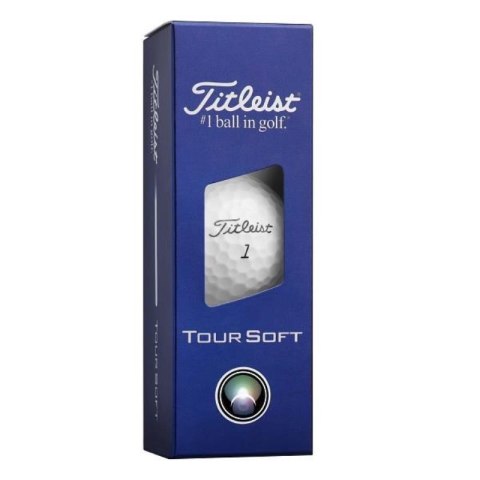 Titleist, piłki golfowe Tour Soft, model 2026, kolor biały, 12 szt.