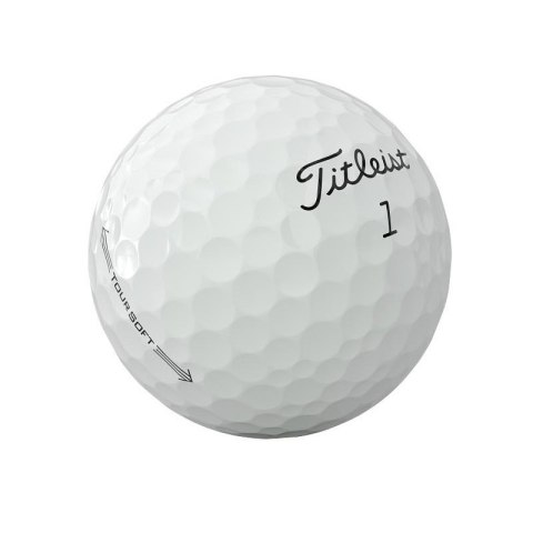 Titleist, piłki golfowe Tour Soft, model 2026, kolor biały, 3 szt.