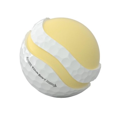 Titleist, piłki golfowe Tour Soft, model 2026, kolor biały, 3 szt.