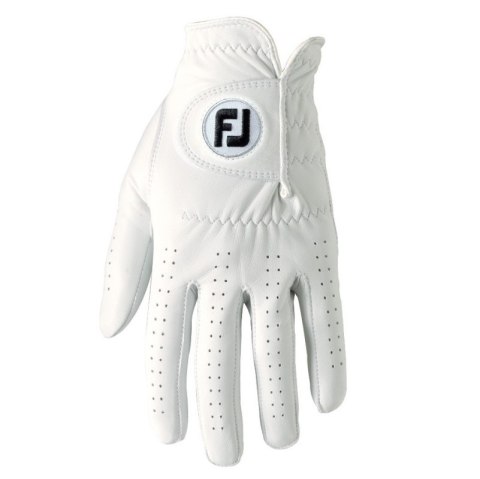 FootJoy, rękawica golfowa CabrettaSof, skóra, kolor biały, męska, rozm. ML