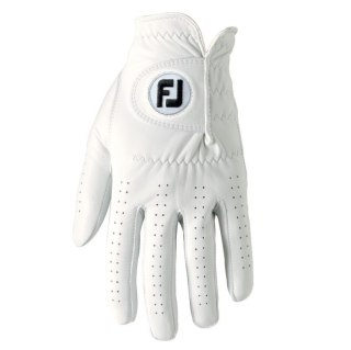 FootJoy, rękawica golfowa CabrettaSof, skóra, kolor biały, męska, rozm. M