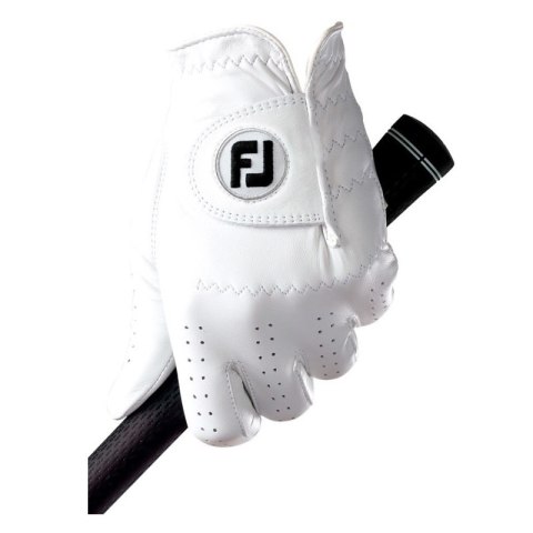 FootJoy, rękawica golfowa CabrettaSof, skóra, kolor biały, męska, rozm. S