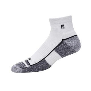 FootJoy, skarpety męskie FJ ProDry Quater, biało-szare, one-size