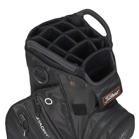Titleist, torba golfowa Cart 14 StaDry Black, czarna na wózek golfowy, cartbag