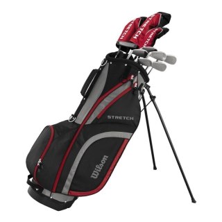 Wilson zestaw kijów do golfa STRETCH XL męski (10 kijów i torba), szafty grafitowe, gracz praworeczny
