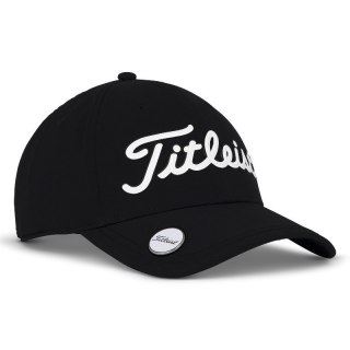 Titleist, czapka golfowa Players Perfomance z markerem, kolor czarno-biały