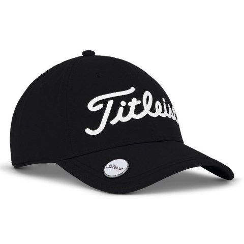 Titleist, czapka golfowa Players Perfomance z markerem, kolor czarno-biały